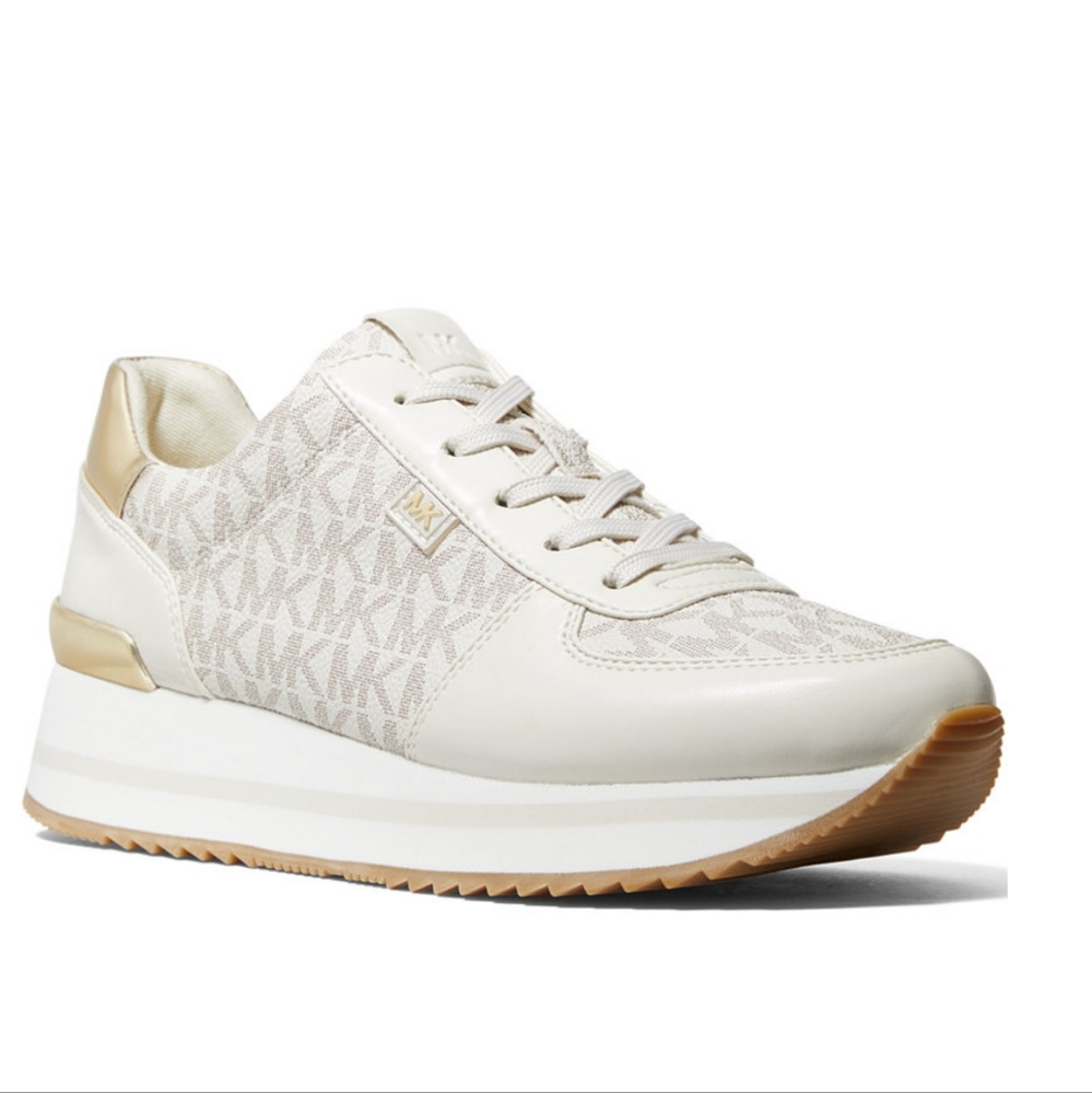 Micheal Kors Monique Trainer Lace Up Sneakers Size 10 Wms